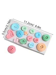 硅胶迷你蝴蝶结皇冠翻糖模具 巧克力模具 工艺品 DIY烘焙工具 情人节派对 家居装饰 家居礼品 - 米色 - 查看 19