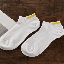 6 Pairs Women Short Socks Low Vamp Socks Cute Boat Socks Short Tube Solid Color Deodorant Ladies Lightweight Socks, Spring/Summer/Autumn