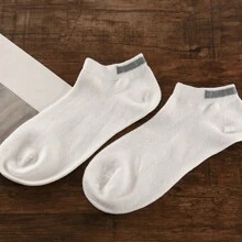 6 Pairs Women Short Socks Low Vamp Socks Cute Boat Socks Short Tube Solid Color Deodorant Ladies Lightweight Socks, Spring/Summer/Autumn