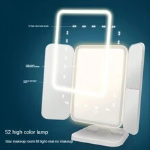 FD Makeup Mirror Led Light Triptych Magnification Makeup Mirrors - Multicolor - View 9
