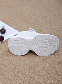 Kids' Fashionable New Chunky Sneakers, Small White Shoes, Outdoor Sports Casual Shoes, Campus Shoes, All Season - White - View 6