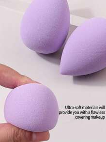 12/4pcs Multifunctional Mixed Shape Cosmetic Sponge, Multi-Color Cosmetic Sponge, Soft Reusable Cosmetic Sponge, Flawless Cosmetic Sponge, Cosmetic Tools, Beauty Mixer, Hydrophilic PU Cosmetic Egg, Suitable For Foundation Make-Up