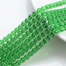 Environ 50 pièces Fil de perles en cristal clair de 8 mm, perles de verre pour la conception de bracelets, colliers, décoration de rideaux