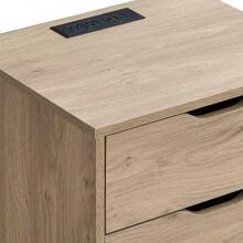 MoolSun Bedroom Furniture - Drawer Slides And Interlocking Pre Assembled, Easy To Assemble, Natural Oak