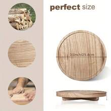 Wooden Decorative Tray For Bathroom, Kitchen, Living Room, Soap, Candle Holder Best Gifts Birthday Plates Kitchen Accessories Kitchen Decor Table Trays Fruit Tray Tray Decor Graduation