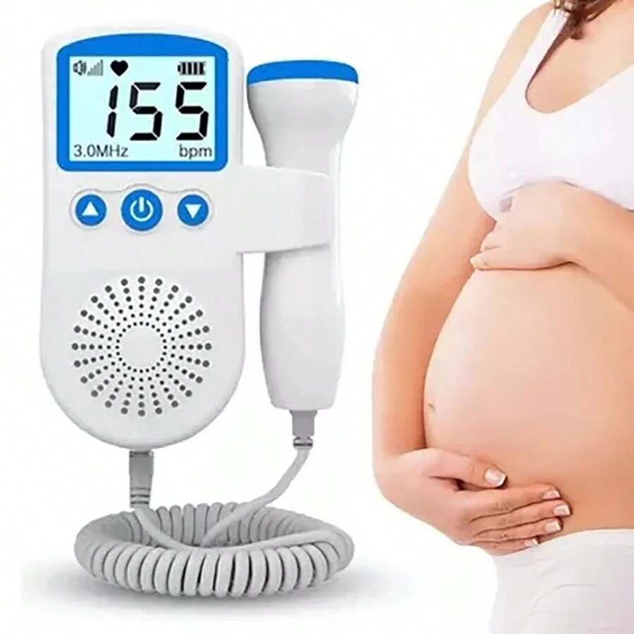 Doppler de Bolsillo para Bebé: Detector de Frecuencia Cardíaca Fetal