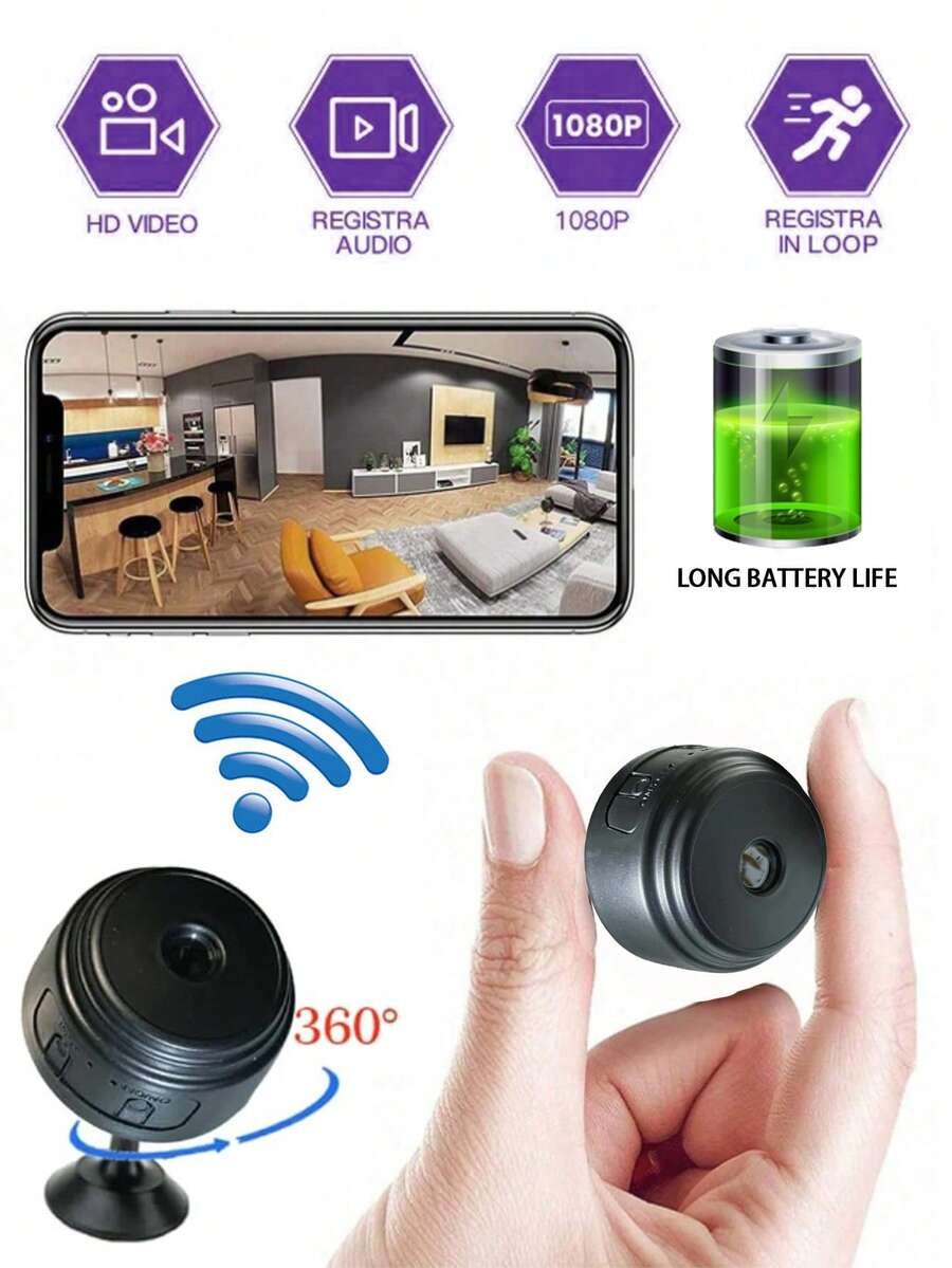 1080P High Definition Smart Camera, Docking Station Designed, BuiltIn