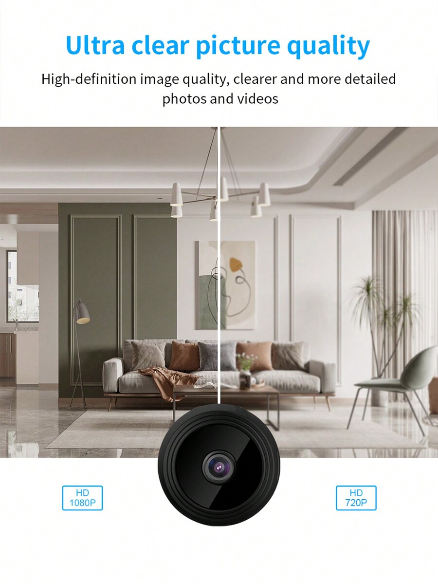 1080P High Definition Smart Camera, Docking Station Designed, BuiltIn