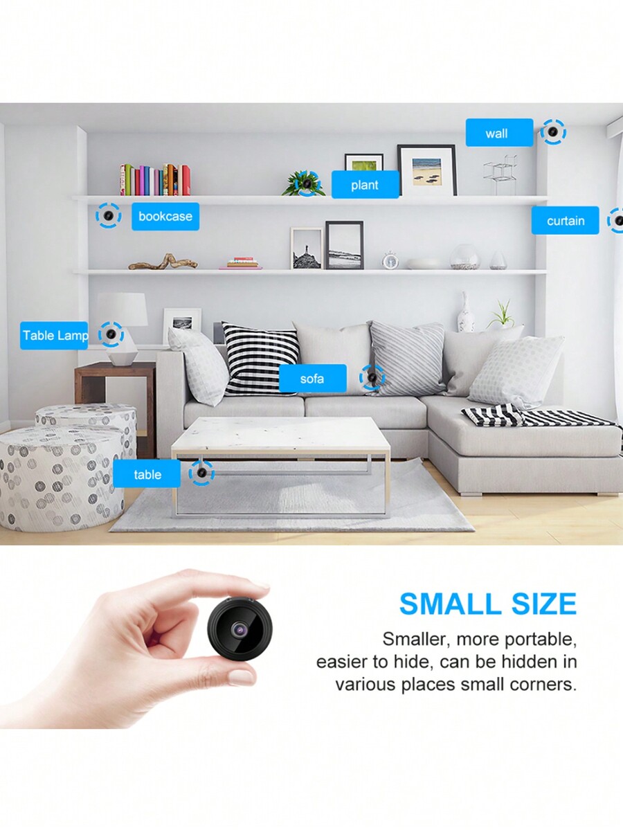 1080P High Definition Smart Camera, Docking Station Designed, BuiltIn