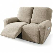 Sofa Recliner Covers Newest 5-Piece, Fashion Recliner Couch Slipcovers With Pockets Both Side, 2024 Soft Durable Jacquard Fabric Pet Friendly Lazy Boy Reclining Protector