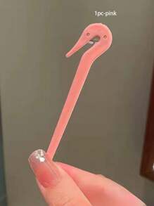 1pc Pink Hair Tie Remover, Simple And Convenient, Does Not Damage Hair, One-Time Elastic Band Removal Tool,Pink Accessories ,Hair Styling Tools