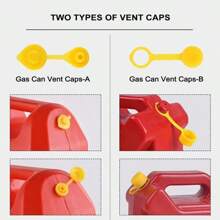 3x Replacement Gas Can Spout Nozzle Vent Kit, Nozzle Tanks Gas Tank Nozzle Replacement Kit Fits Most 1/2/5/10 Gallon, Replacement Gas Can Spout Replacement Kit With Caps And Stoppers For Fuel Containers
