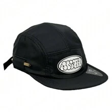 Anth Co. Original Five Panel Flat Brim Support Cap - 黑色 - 查看 2