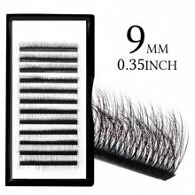 aHoneya 12 Filas Extensiones de Pestañas 5D Multicapa Esponjosas Fácil de Abrir Pestañas en Capas Naturalmente LC 8-15mm Extensiones de Pestañas Salvajes - LC - Ver 9