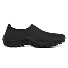 Aquatic Shoes Nautical Sneakers Hybrid Neoprene Socks Comfortable Fishing Beach Sea Sand Waterfall - 黑色 - 查看 3