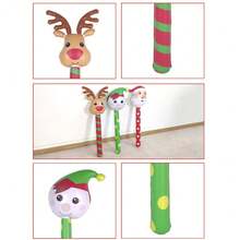 Đồ trang trí Giáng sinh 1 cây gậy ông già Noel bơm hơi, Đồ trang trí Giáng sinh & Đồ dùng tiệc - Nhiều màu - Xem 3