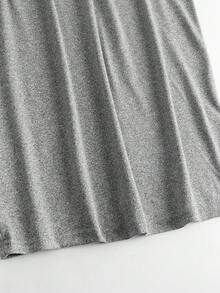 Maternity High Quality Casual, Quality Casual Dress - Grey - View 3