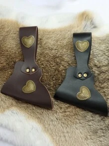 1 件 PU 皮革剑蛙皮套适用于中世纪腰带骑士口袋剑皮套维京万圣节 - 彩色 - 查看 2