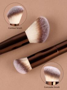 MAANGE Bộ 2 cọ trang điểm chuyên nghiệp, bao gồm cọ nền và cọ che khuyết điểm, được làm từ chất liệu sợi mềm mại, tiện lợi mang theo, lý tưởng cho du lịch. Bộ sản phẩm gồm nhiều loại cọ trang điểm khác nhau, là sự kết hợp hoàn hảo các dụng cụ trang điểm, và cũng là một món quà tuyệt vời. - Cà phê nâu - Xem 5