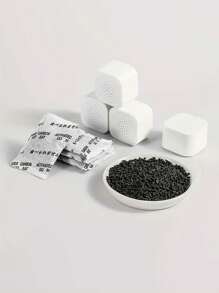 3pcs/5pcs Refrigerator Activated Carbon Deodorizing Box, Anti-Odor, Fridge Smell Remover, Wardrobe Deodorizer - Multicolor - View 2