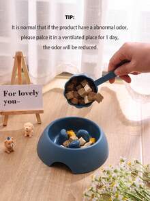 1pc Portable Anti-Choke Slow Feeder Pet Bowl Made Of Pp Material In Random Colors, Suitable For Daily Feeding Of Small Cats And Dogs While Outdoors - Multicolor - View 3