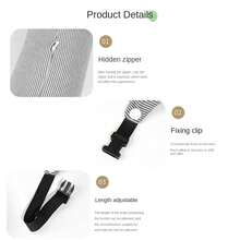 1 件记忆泡沫旅行枕，100% 纯泡沫飞机颈枕，可调节、可清洗颈部支撑垫，带透气枕套 - 1個裝 - 查看 10