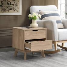 MoolSun Bedroom Furniture - Drawer Slides And Interlocking Pre Assembled, Easy To Assemble, Natural Oak