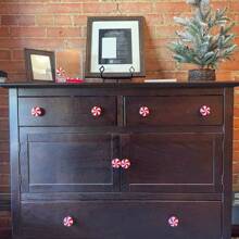 Nút bọc núm bạc hà Giáng sinh, Bộ sưu tập nút trang trí mới lạ cho Giáng sinh, Dùng cho nhiều loại núm tủ và tay nắm có hình dạng và kích thước khác nhau - Có thể tái sử dụng, Dễ lắp đặt, Tuyệt vời để trang trí nhà ngày lễ, Halloween, Trang trí Halloween - Nhiều màu - Xem 3