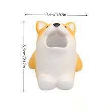 [1 Pack] Creative Toothbrush Holder, Cartoon Animal Toothbrush Base, Home Bathroom Storage Toothbrush Holder Home Bathroom Decor Fall Decor Back To School