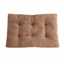 1pc Indoor Winter Pet Bed, Soft And Comfortable Non-Slip Cushion Suitable For Small/Medium/Large Cats And Dogs, Machine Washable - Khaki - View 15