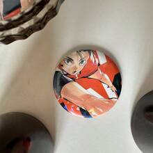 1个排球少年动漫角色徽章，音驹制服背包胸针配饰，TORU同人图，翔阳酷女孩宅男背包徽章，万圣节礼物 万圣节配饰 教师节饰品 服装配饰 包包挂饰 办公配饰 圣诞节男士礼物 包包别针 - 彩色 - 查看 4