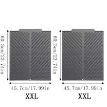 Silicone Dish Drying Mat, Multi-Function Drain Rack Holder For Kitchen Utensils, Cups, Water Tap, Soap Sponge - Grey - View 18