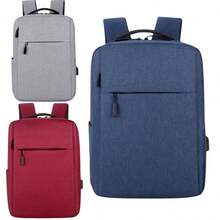 Backpack Laptop School Bag Anti-Theft Waterproof College Work Male Female - 彩色 - 查看 1