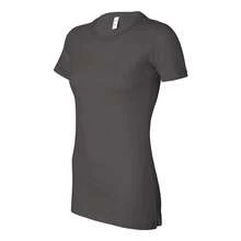 Women's Slim Fit Tee (Asphalt) - Màu xám đen - Xem 3