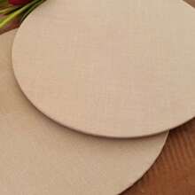 Kit Sousplat 35x35 Cru Circulo Base MDF 2.5mm - Decoração de Mesa, Artesanato, Supla, Suplat, Disco Redondo, Porta Prato, Jogo Americano, MDF Crú Corte a Laser, Base Perfeita para Proteção e Estilo