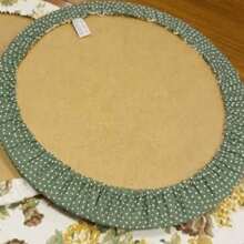 Kit Sousplat 35x35 Cru Circulo Base MDF 2.5mm - Decoração de Mesa, Artesanato, Supla, Suplat, Disco Redondo, Porta Prato, Jogo Americano, MDF Crú Corte a Laser, Base Perfeita para Proteção e Estilo