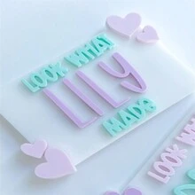 1 szt. Spersonalizowane spersonalizowane 3D akrylowe magnesy z imionami, spersonalizowane magnesy z imionami, magnes na lodówkę, prezent dla najlepszej przyjaciółki, prezent dla niej Walentynki spersonalizowane, magnes na szafkę, wyjątkowy prezent na Halloween Boże Narodzenie - Wielokolorowe - Zobacz 14