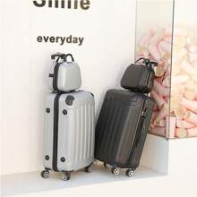 1 件行李保护套，适用于 24 英寸万向轮行李箱，硬壳旅行拉杆箱带密码锁，大容量，适用于男女旅行箱行李箱旅行箱旅行行李袋，适用于学校学校配件学校用品 - 玫瑰紅 - 查看 6