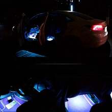 1pc Wireless Remote Control Car Ambient Lighting, Romantic Multi-Color Adjustable Interior Decor Light Strip, Easy Installation, Holiday Gift