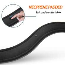 战术狗项圈，可调节军用训练尼龙狗项圈和重金属扣，适合中型和大型犬 - 藍色 - 查看 5