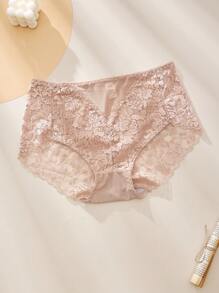 FOVTY 3 piezas Bragas de encaje sexy para mujer de talla grande