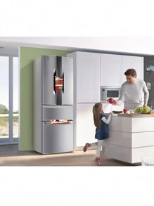 3PCS/Set Christmas Refrigerator Door Handle Covers Santa Claus Snowman Kitchen Appliance Handle Cover Decoration Suitable For Refrigerator Microwave Oven Dishwasher Christmas Handle Protective Cover Christmas Home Decoration - Multicolor - View 5