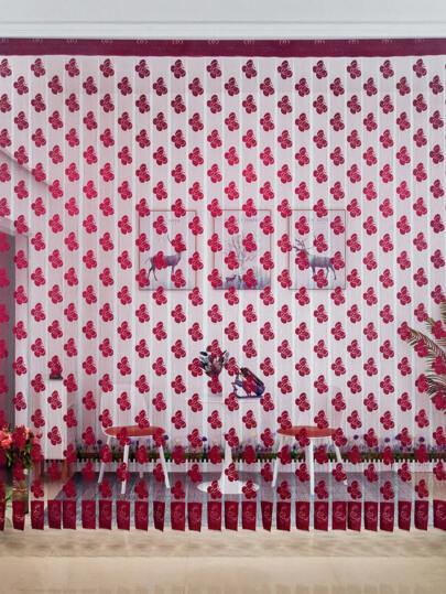 Adequado para decoração de casa, divisórias de ambientes ou cortinas