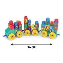 Educational Toy Train With Alphabet Building Blocks 44 Pieces - Dismat - 彩色 - 查看 2