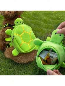 Cute Wool Flower Pet Collar, Suitable For Dogs And Cats - Cute Turtle Design Pet Backpack For Dogs And Cats - Suitable For Outdoor Walks And Travel Dog Bag Dog Backpack Cat Bag Cat Backpack Puppy Keep Dog Walking Bag - Multicolor - View 6