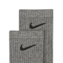 Unisex Performance Cushion Crew Socks With Band, (6 Pairs) - 狼灰色黑色旋風標誌 - 查看 3
