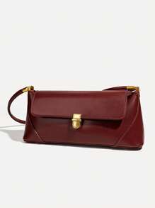 New French Fashion Underarm Women Bag, Retro Minimalist Baguette Bag, High-Quality Versatile Shoulder Bag For Women