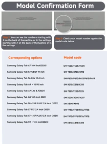 1 件黑色简约心形印花平板电脑保护壳，兼容 iPad 10.2 英寸，兼容 iPad Pro 11 英寸 2021/2020/10 代，兼容 iPad Mini 4/5/6，兼容三星 Galaxy Tab A8 10.5 英寸 2022、Matepad 10.4 英寸/Tab，带铅笔槽，自动睡眠/唤醒功能 - 彩色 - 查看 7