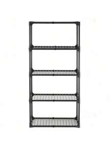 5-SHELF WIRE RACK WITH COVER(1PACK),Glint