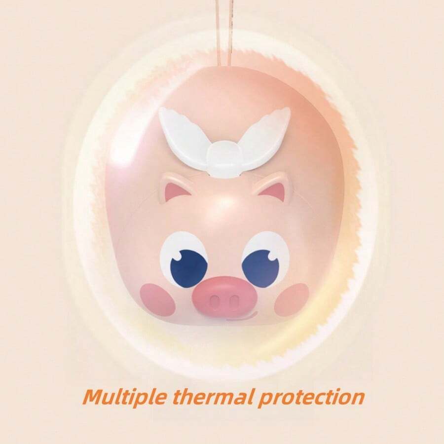 Cute Animal Shaped Rechargeable Hand Warmer, OneKey Control, Portable